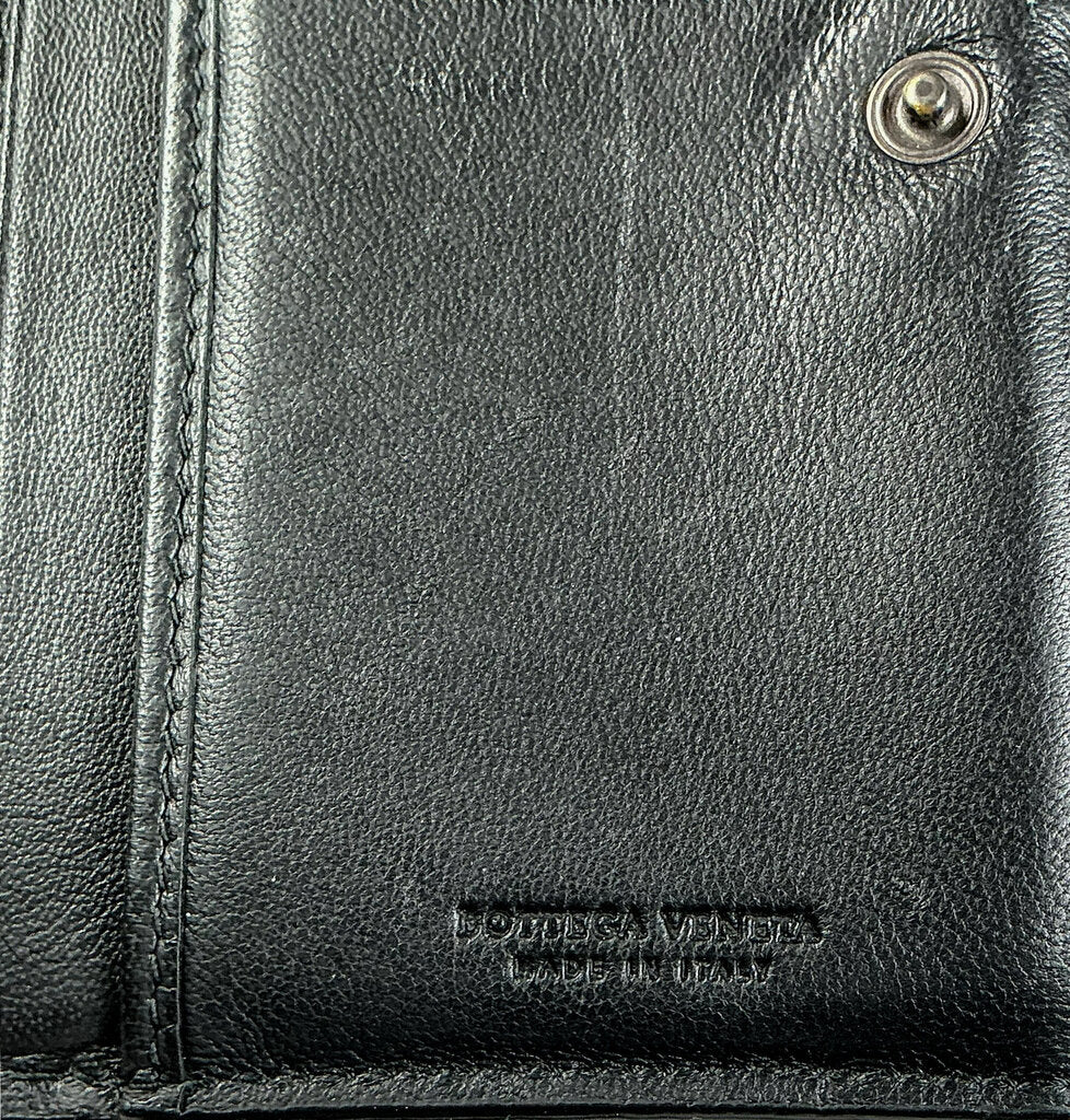 Bottega Veneta Intrecciato Flap Wallet