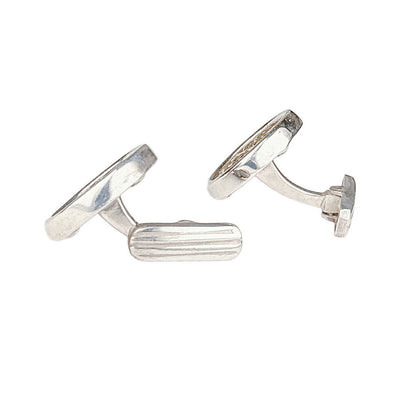 Vintage 18K Gold and Sterling Ilias Lalaounis Cufflinks
