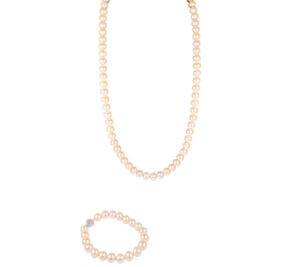 Baroque Freshwater Pearl Necklace w Extension/Bracelet Strand