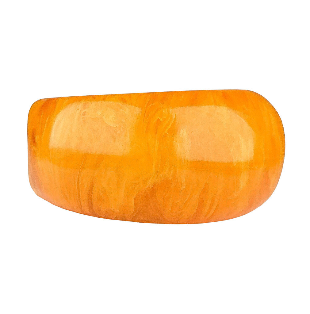 Bakelite Marbled Butterscotch Hinged Bracelet