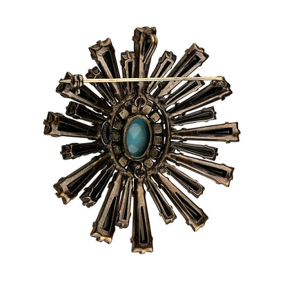 Vintage Scheiner of NY Tiered Starburst Ruffle Brooch