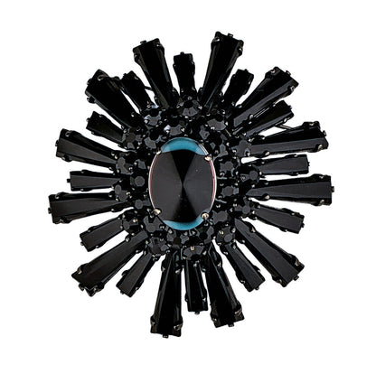 Vintage Scheiner of NY Tiered Starburst Ruffle Brooch