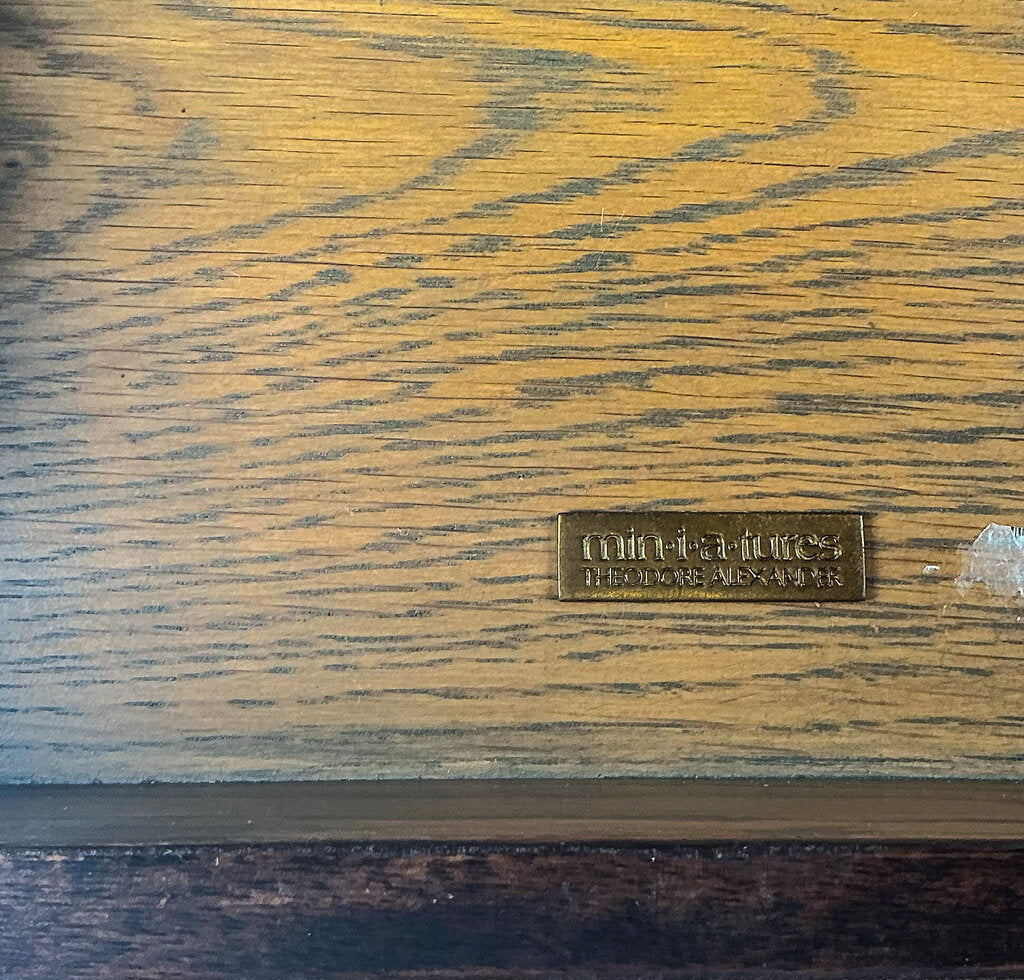 Theodore Alexander Miniature Two Drawer Commode