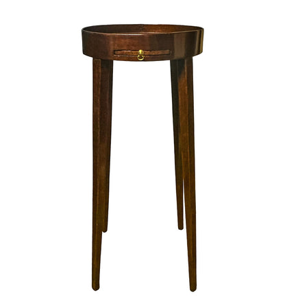 English Sheraton Style Inlaid Mahogany Urn Table