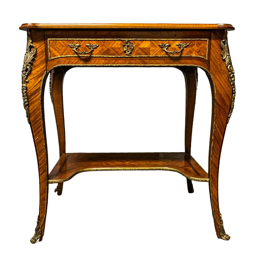Baggio Amico Italian Louis XV Parquetry Table