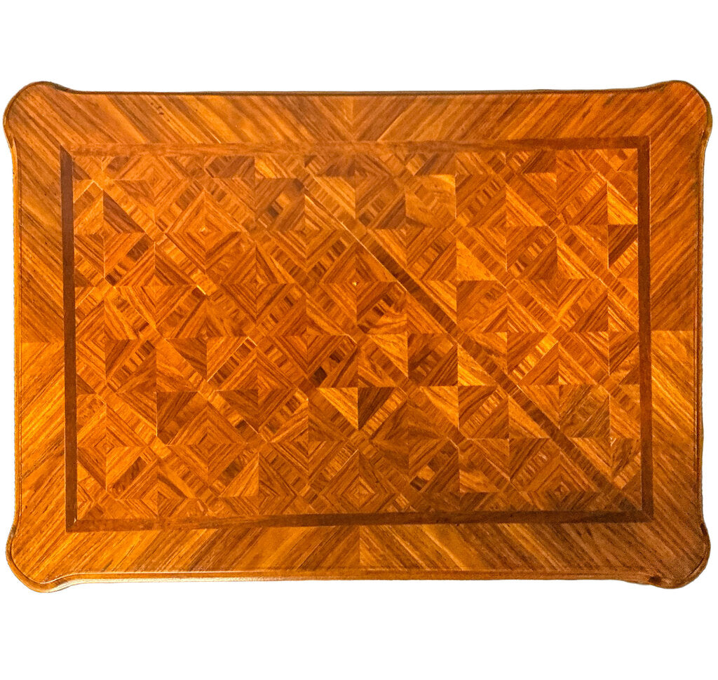 Baggio Amico Italian Louis XV Parquetry Table
