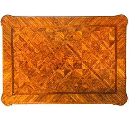 Baggio Amico Italian Louis XV Parquetry Table