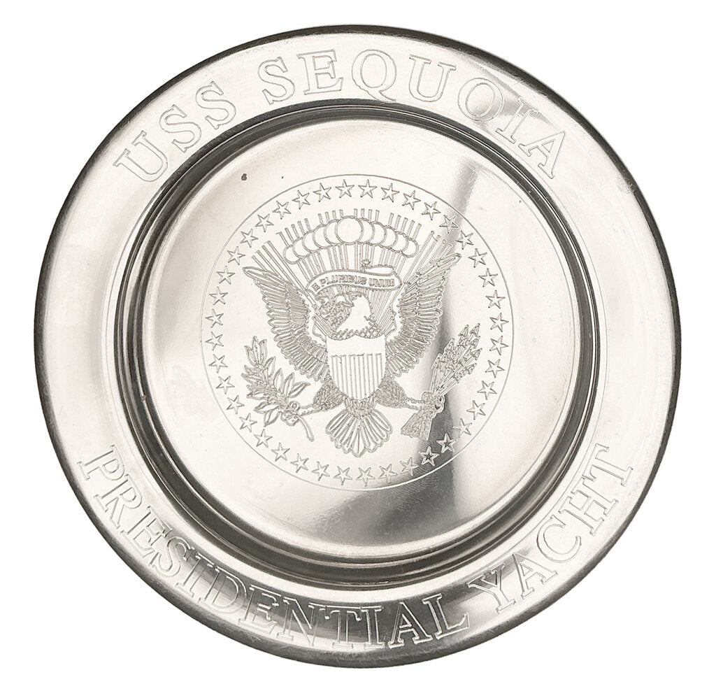 USS Sequoia Presidential Yacht Pewter Dish