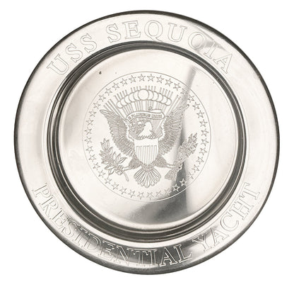USS Sequoia Presidential Yacht Pewter Dish