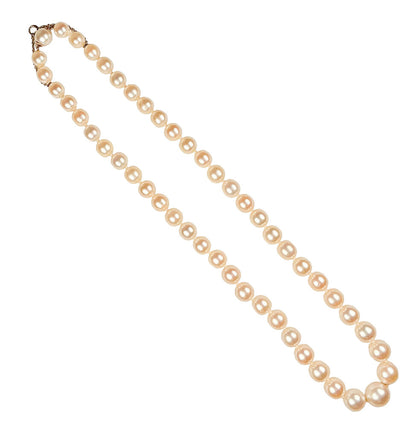 Single Strand Cultured Pearl Necklace