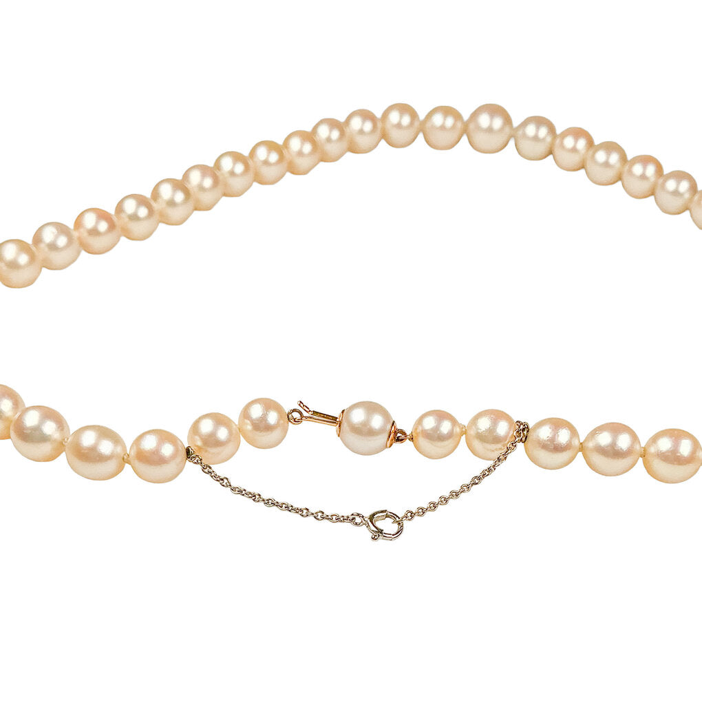 Single Strand Cultured Pearl Necklace