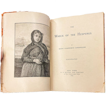 "The Wreck of the Hesperus" 1887 EP Dutton edt