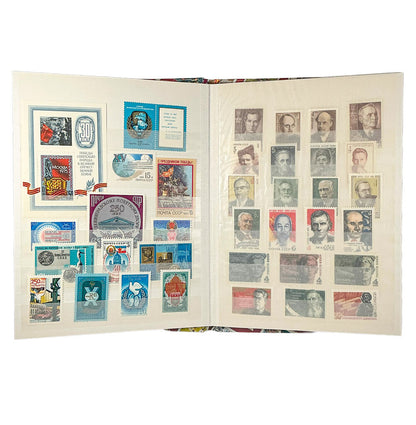 Soviet Stamp Collection Book
