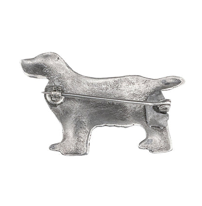 Sterling Cocker Spaniel Pin