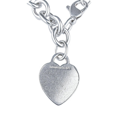 Tiffany Sterling Heart Charm Bracelet