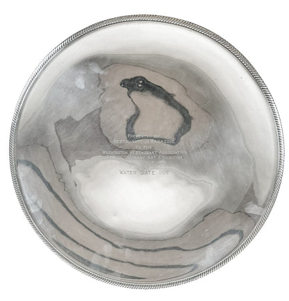 Silver Plate Washington Restaurant Association Trophy Platter