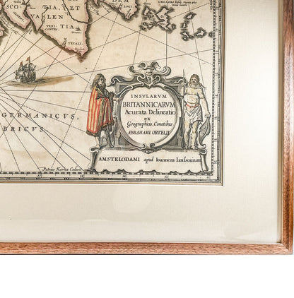 Rare 1646 Antq Map of British Isles by Jan Jansson