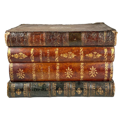 Faux Book Cave a Liqueur w/ Double Decanters