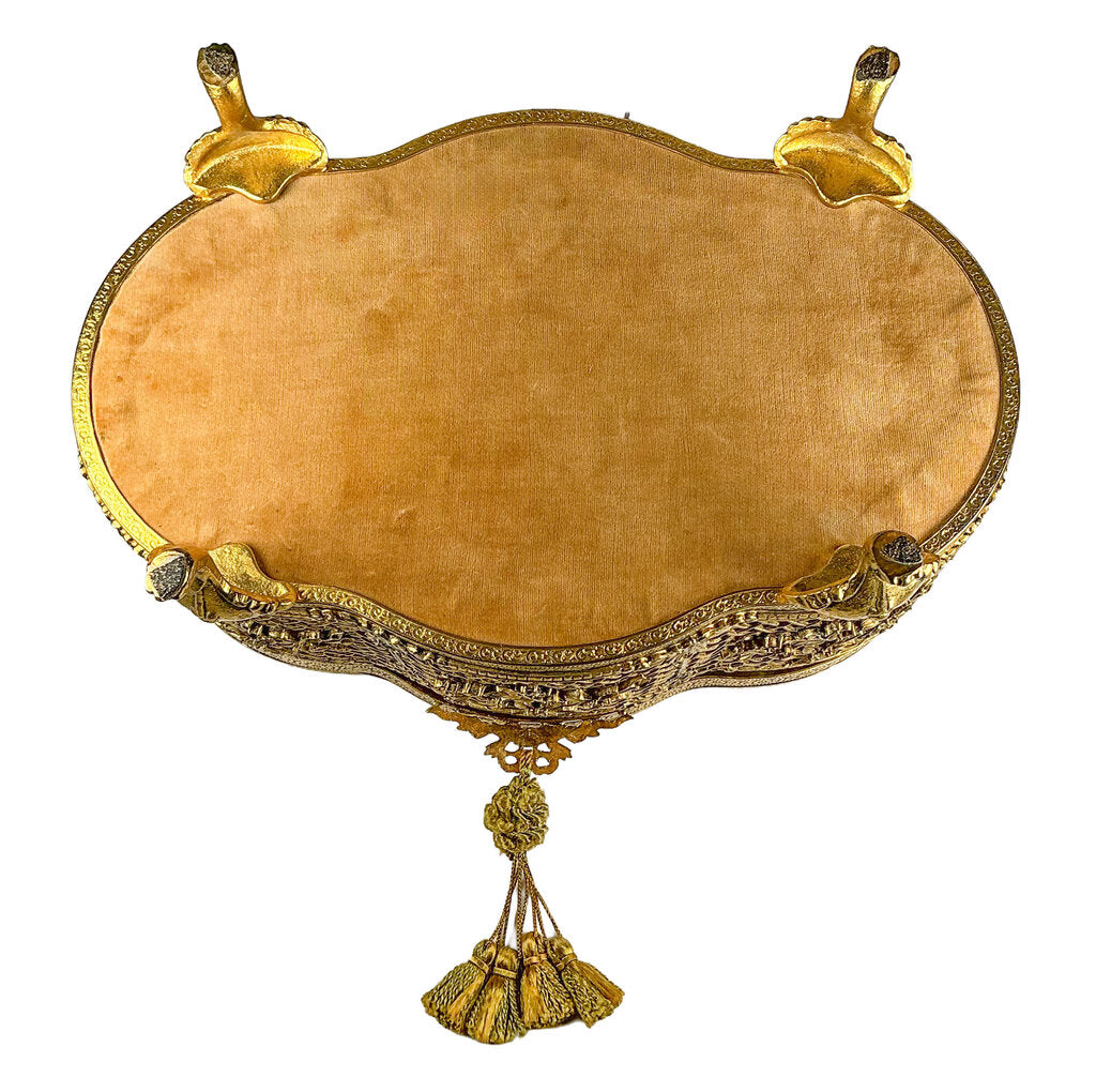 Hollywood Regency Ormolu & Glass Box
