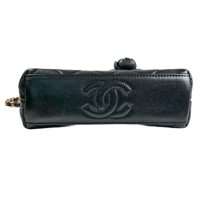 Vintage 90s Chanel Quilted Camellia Bag