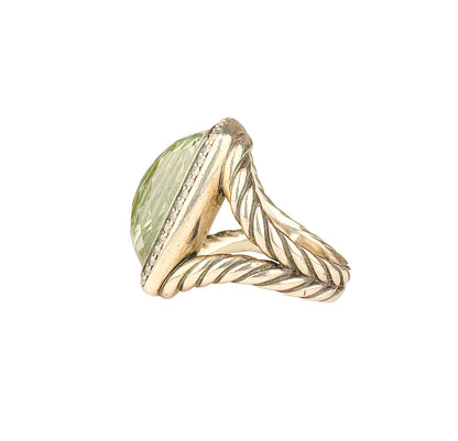 David Yurman Prasiolite Ring, Orig $2150