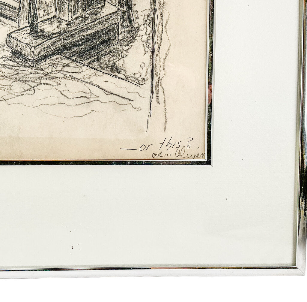Perry Oliver, "Or this", Signed Artists Sketch