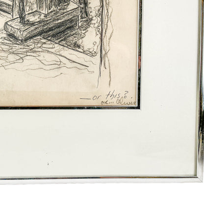 Perry Oliver, "Or this", Signed Artists Sketch