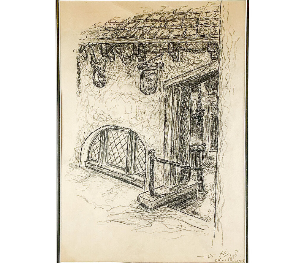 Perry Oliver, "Or this", Signed Artists Sketch