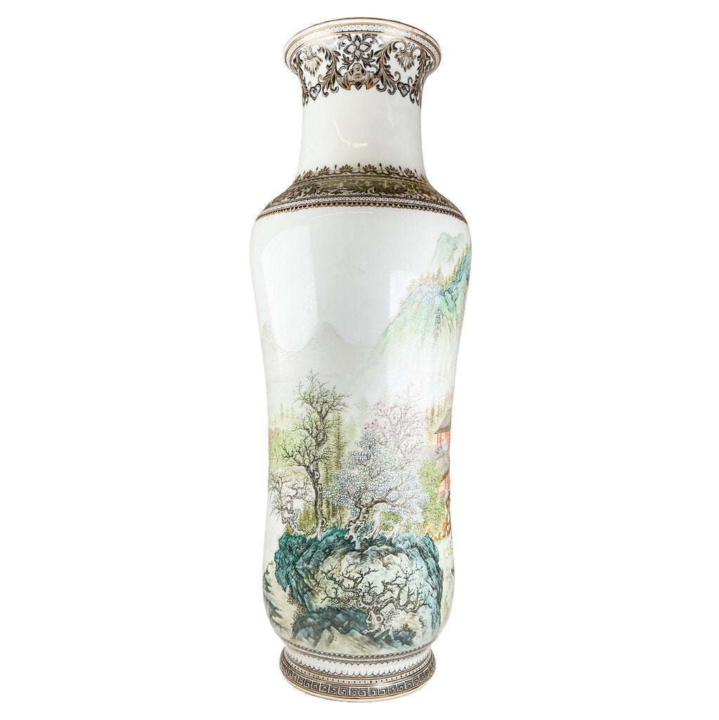 Mid Century Studio 567 Handpainted Porcelain Vase.