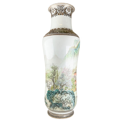 Mid Century Studio 567 Handpainted Porcelain Vase.
