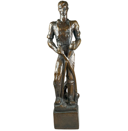 Louis Slobodkin, Young Abe Lincoln Rail Joiner, Bronze Cast