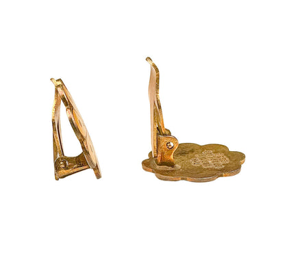 David Andersen (Norway) Sterling & Enamel Clip Earrings