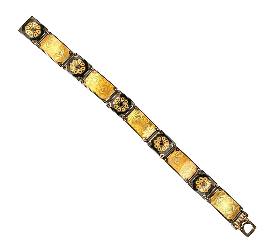 David Andersen (Norway) Sterling & Enamel Bracelet