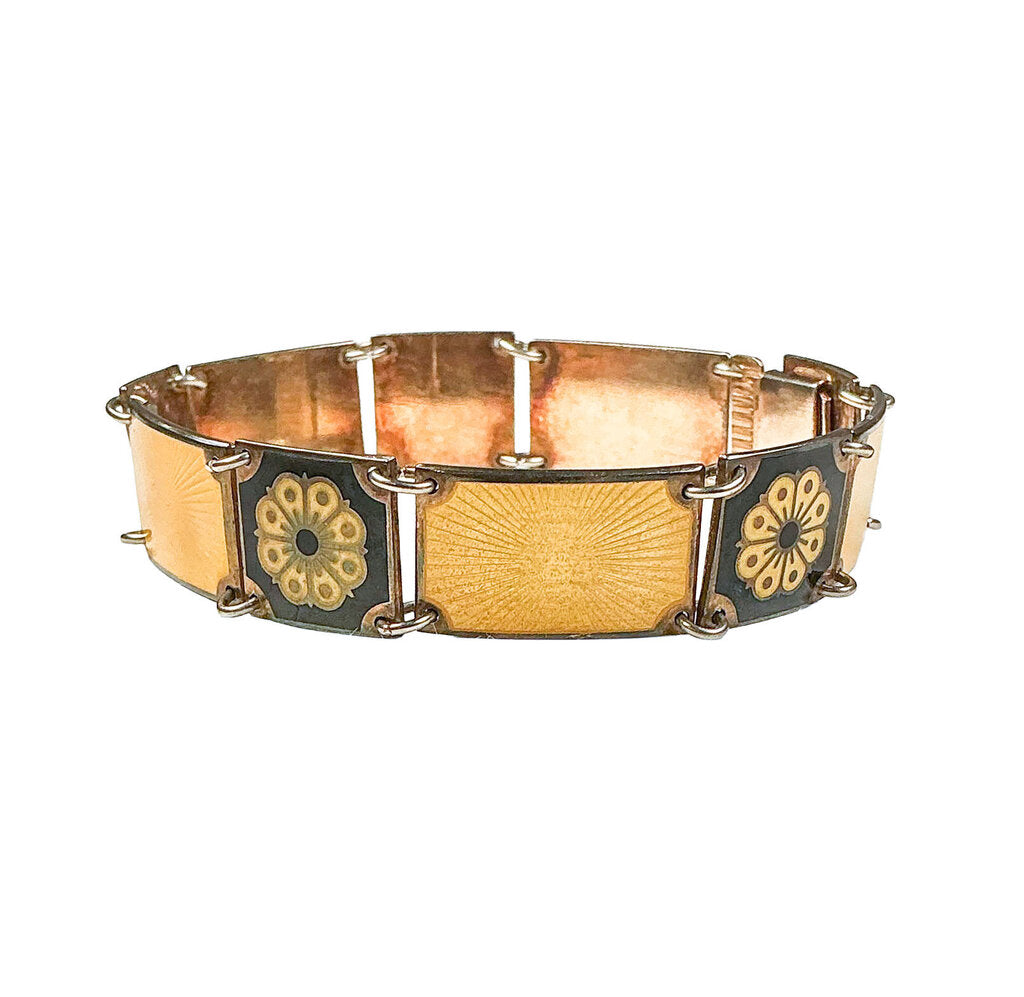 David Andersen (Norway) Sterling & Enamel Bracelet