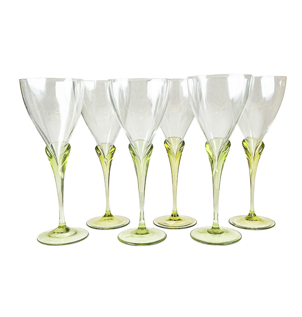 6PC Rosenthal Papyrus Wine Glasses