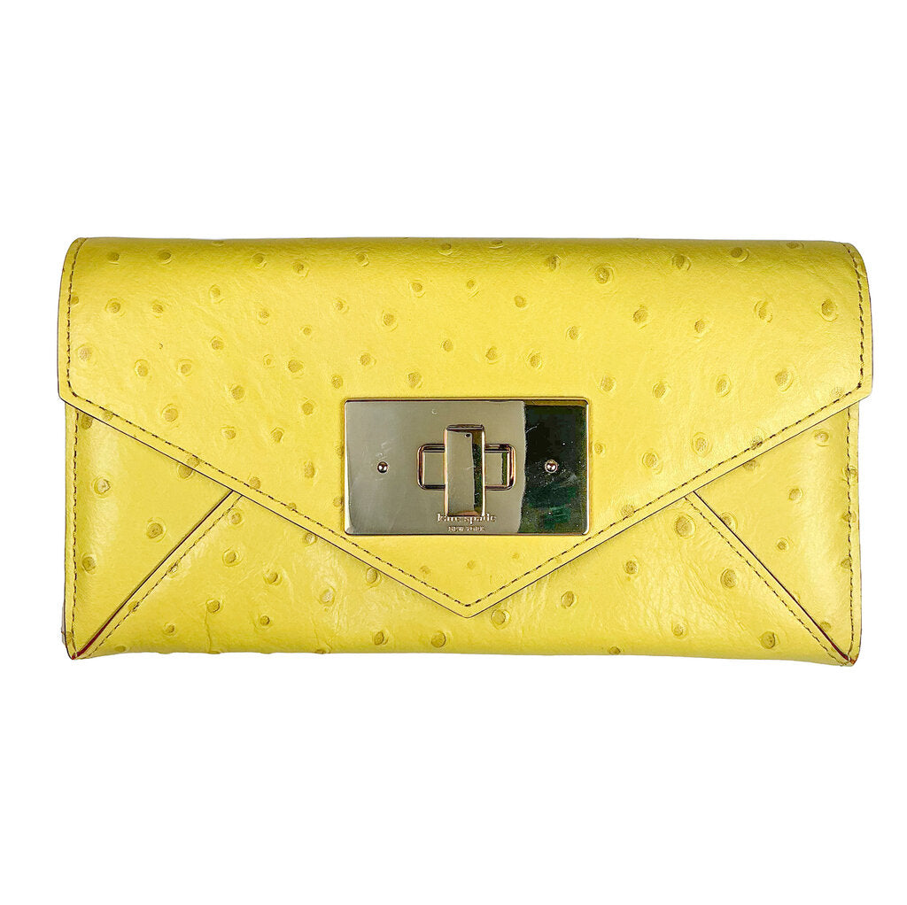 Kate Spade NY Cindy Post Street Lime Wallet