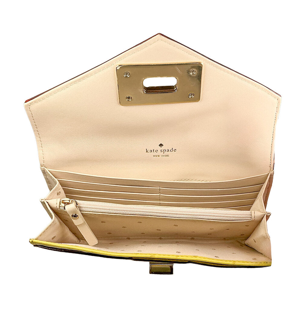 Kate Spade NY Cindy Post Street Lime Wallet