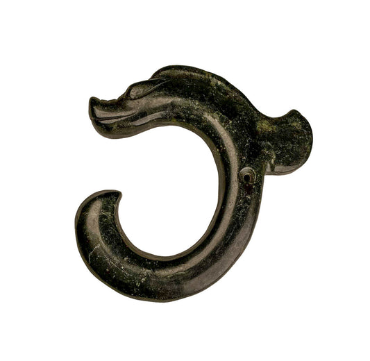 Black Jade Carved Pig Dragon Pendant - Opportunity Shop DC