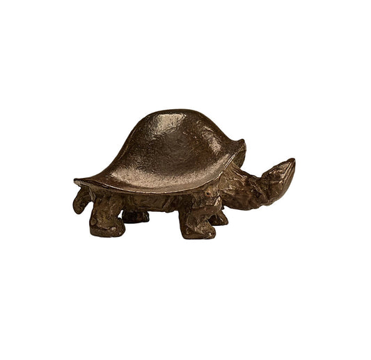 Miniature Bronze Cast Turtle Paper Weight - Opportunity Shop DC