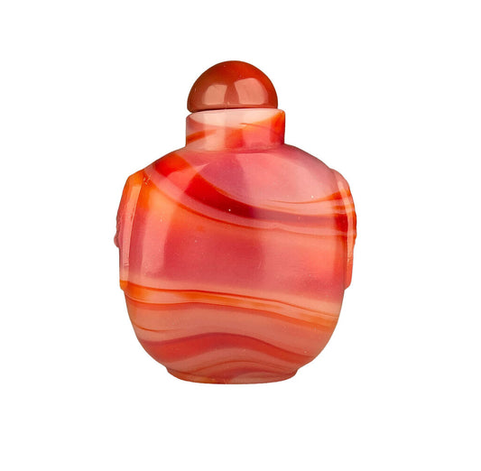 Imitation Agate Peking Glass Snuff Bottle - Opportunity Shop DC