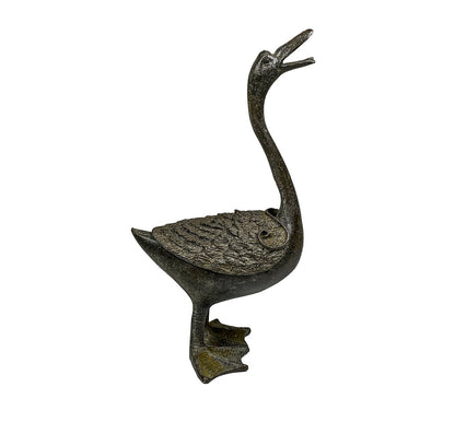 Antq Copper Cast Duck Incense Burner
