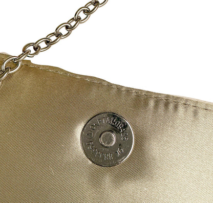 Vntg Gold Metal Mesh Evening Bag