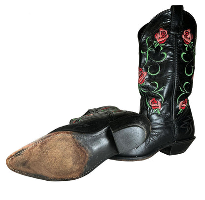 Dan Post Rose Embroidered Cowboy Boots