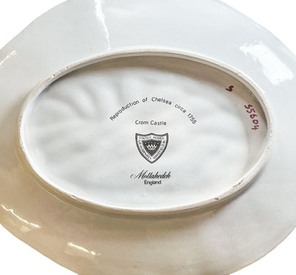 Mottahedeh Chelsea Bird 12" Leaf Dish