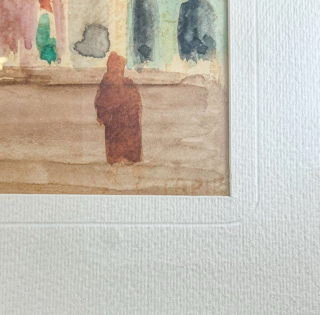 Michel Tapie De Celeyran, Saint Mark's Basilica, Watercolor