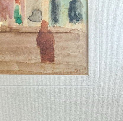 Michel Tapie De Celeyran, Saint Mark's Basilica, Watercolor