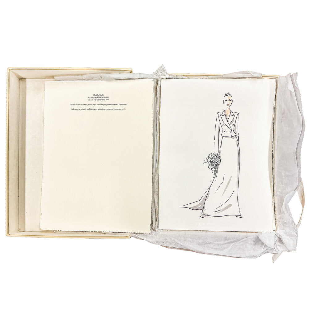 1991 Giorgio Armani Wedding Client Portolio