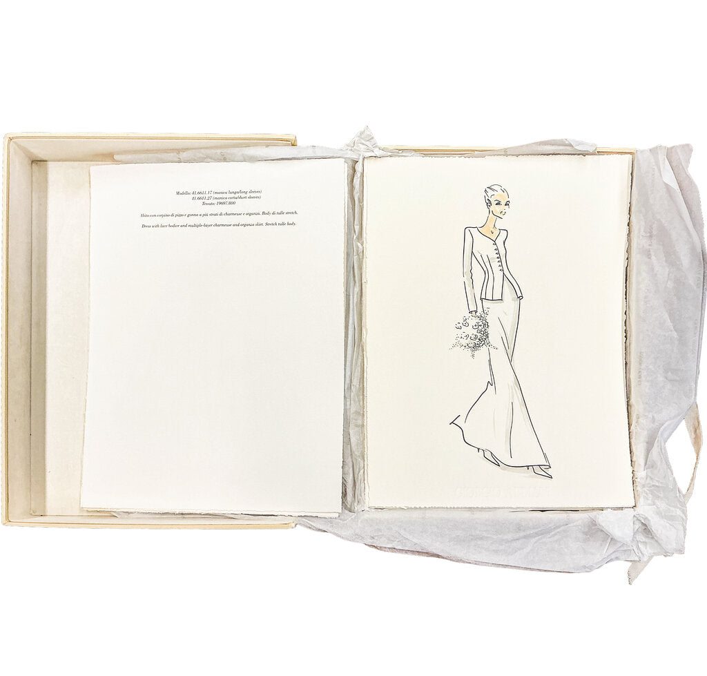 1991 Giorgio Armani Wedding Client Portolio