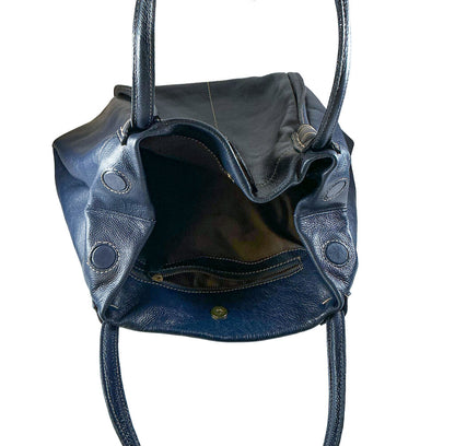 Tod's Navy Shade Leather Tote