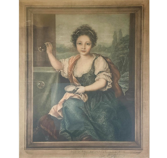 S. Arlent Edwards, "Louis De Bourbon", Color Mezzotint - Opportunity Shop DC
